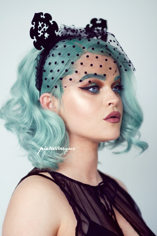 EVA HAIR – MERMAID MINT WAVY LOB LACE FRONT WIG